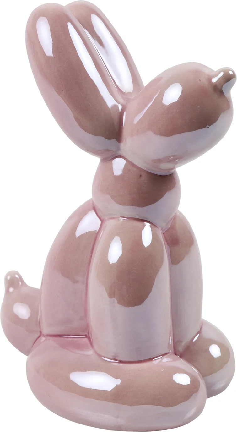 Countryfield beeld Aurora ballondier zittend roze 13,5 x 8,6 x 18,3 cm
