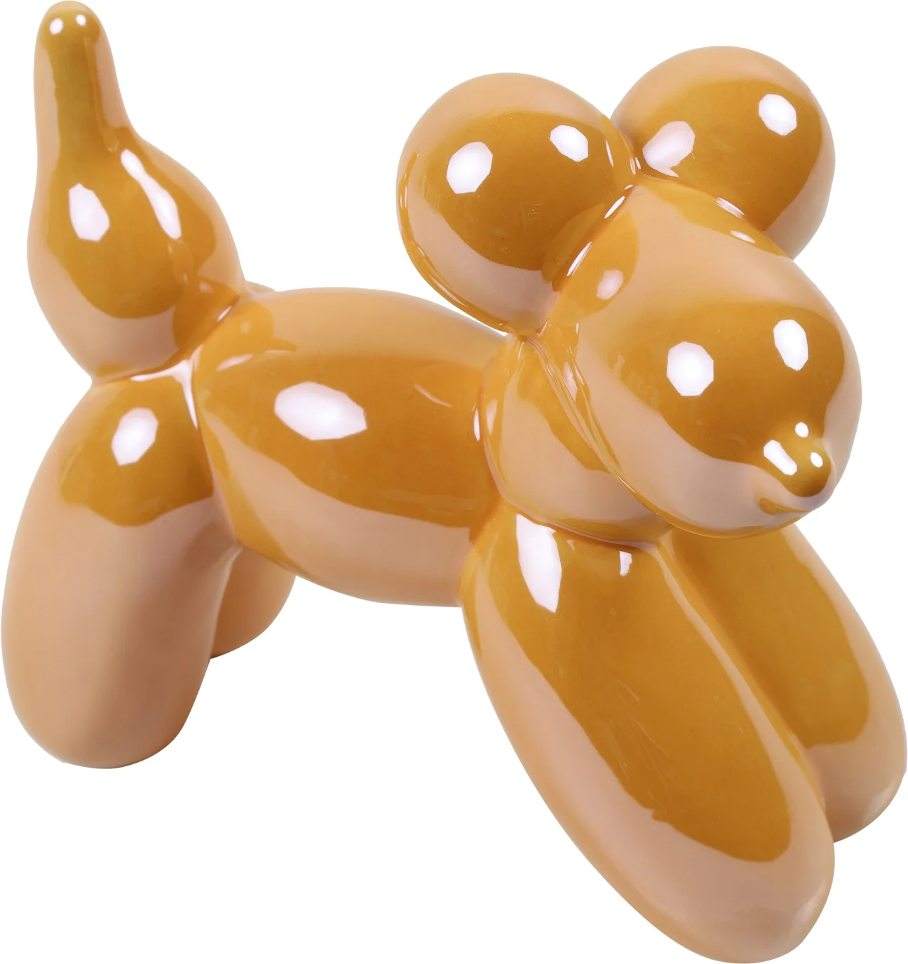 Countryfield beeld Aurora ballondier staand beige 14 x 6,3 x 12,5 cm