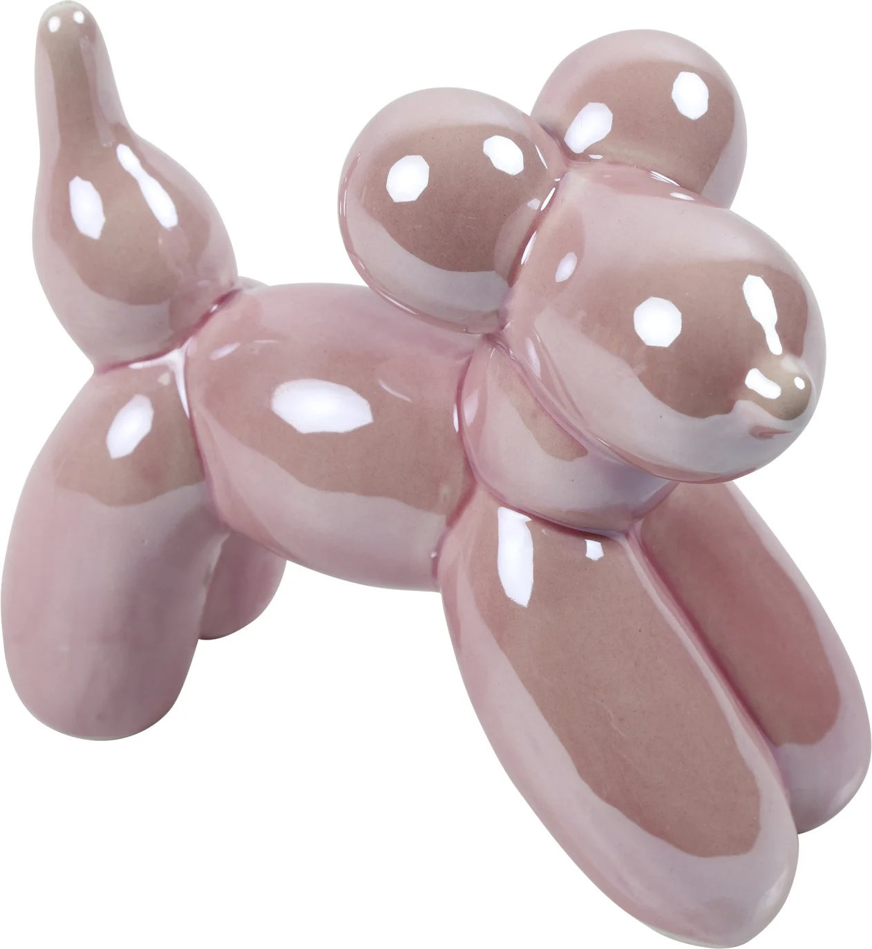 Countryfield beeld Aurora ballondier staand roze 14 x 6,3 x 12,5 cm