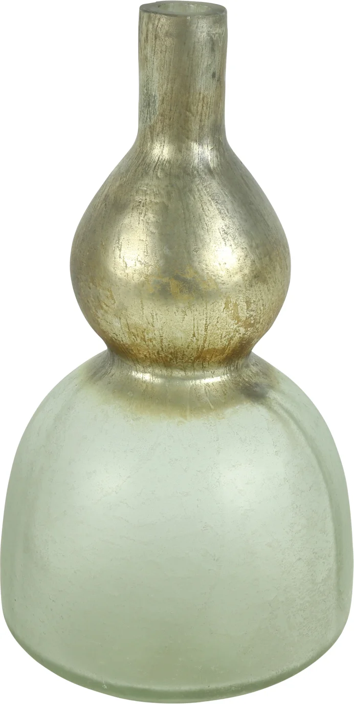 Countryfield vaas Deminique goud / wit D 15 H 28 cm
