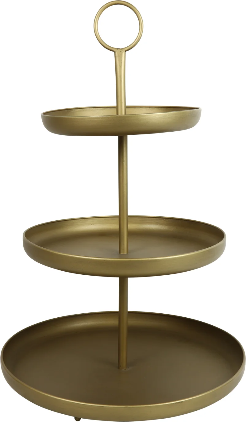 Countryfield etagère Danton goud D 51 H 76 cm