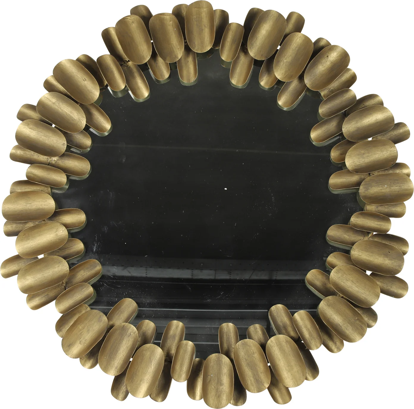 Countryfield spiegel Pringle goud D 84,5 H 6,5 cm