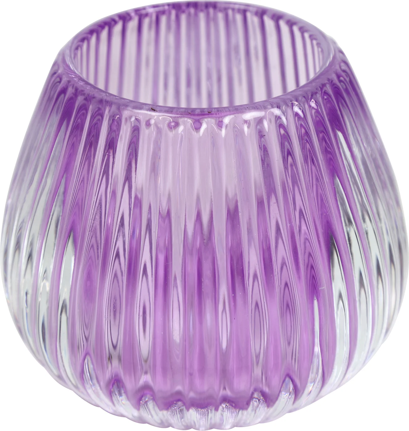 Countryfield waxinelichthouder Carlin paars D 10,2 H 8,5 cm
