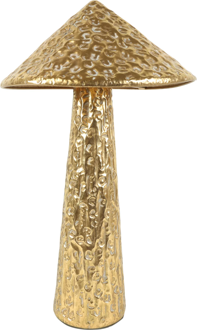 Countryfield beeld  Kento paddenstoel goud D 34 H 60 cm