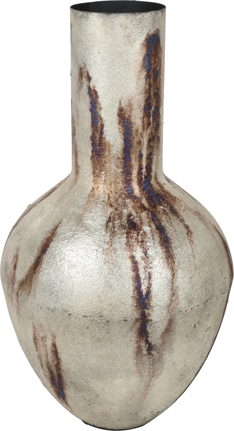 Countryfield vaas Serafia zilver / bruin D 39 H 69,5 cm
