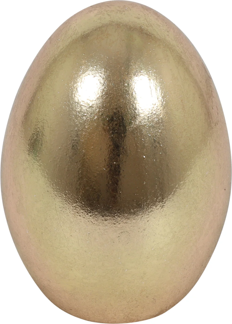 Countryfield paasdecoratie ei goud D 7,8 H 9,6 cm