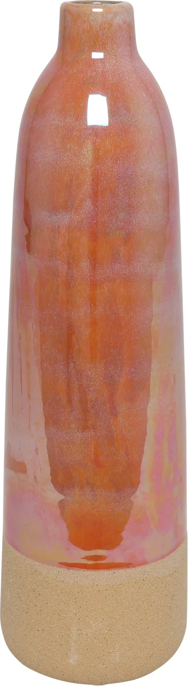 Countryfield vaas Donte oranje D 10 H 35 cm