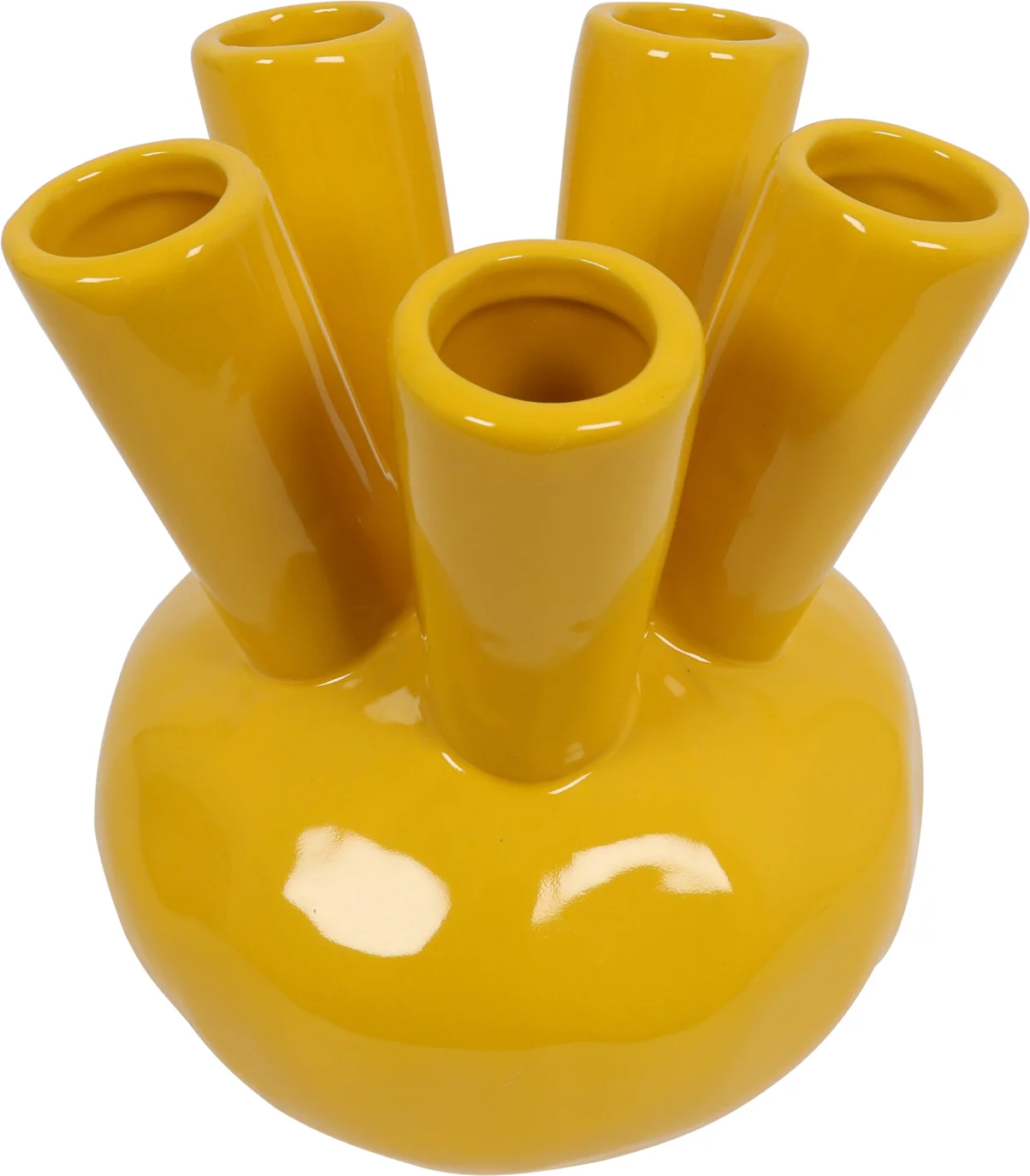 Countryfield tulpenvaas geel D 13,5 H 17 cm