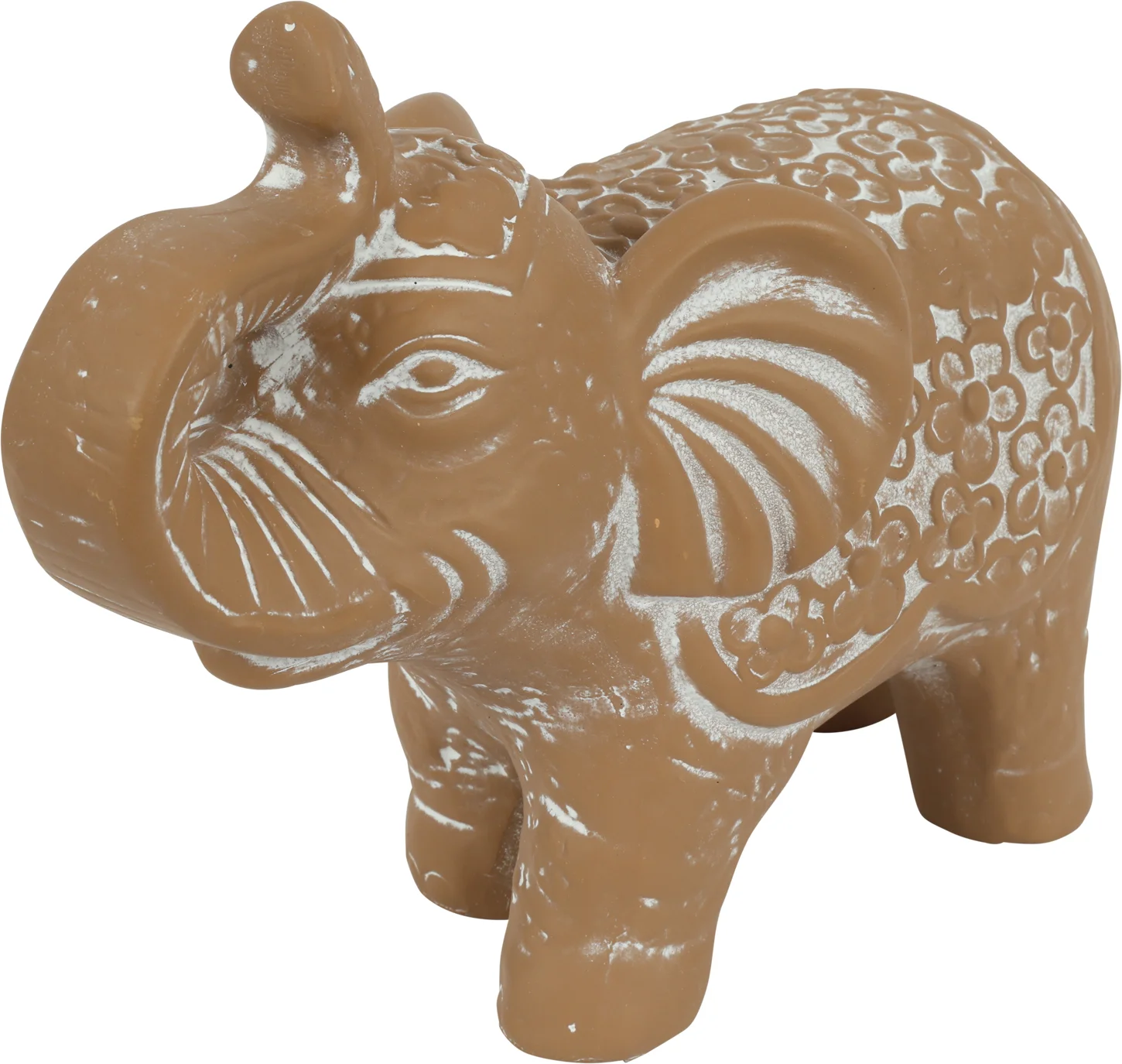 Countryfield beeld Elephant bruin 26 x 11 x 20 cm