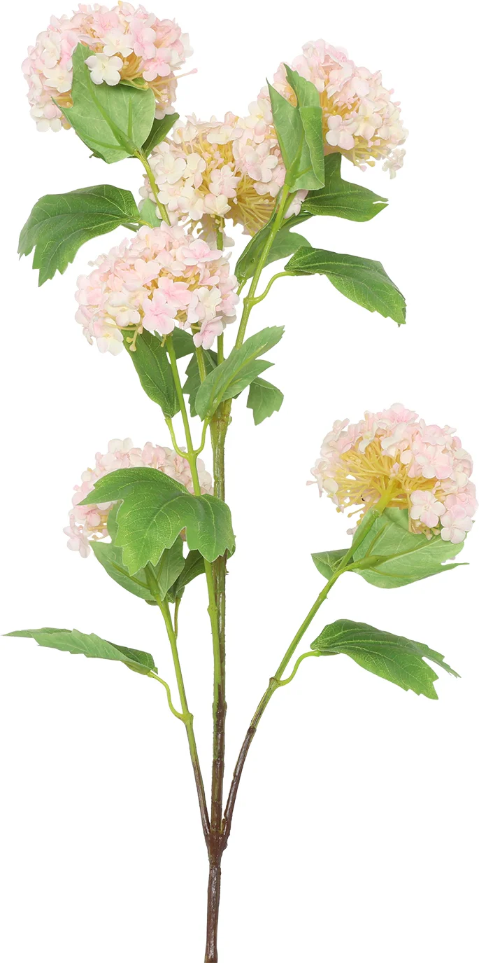 Countryfield kunstbloem Gelderse Roos roze 90 cm