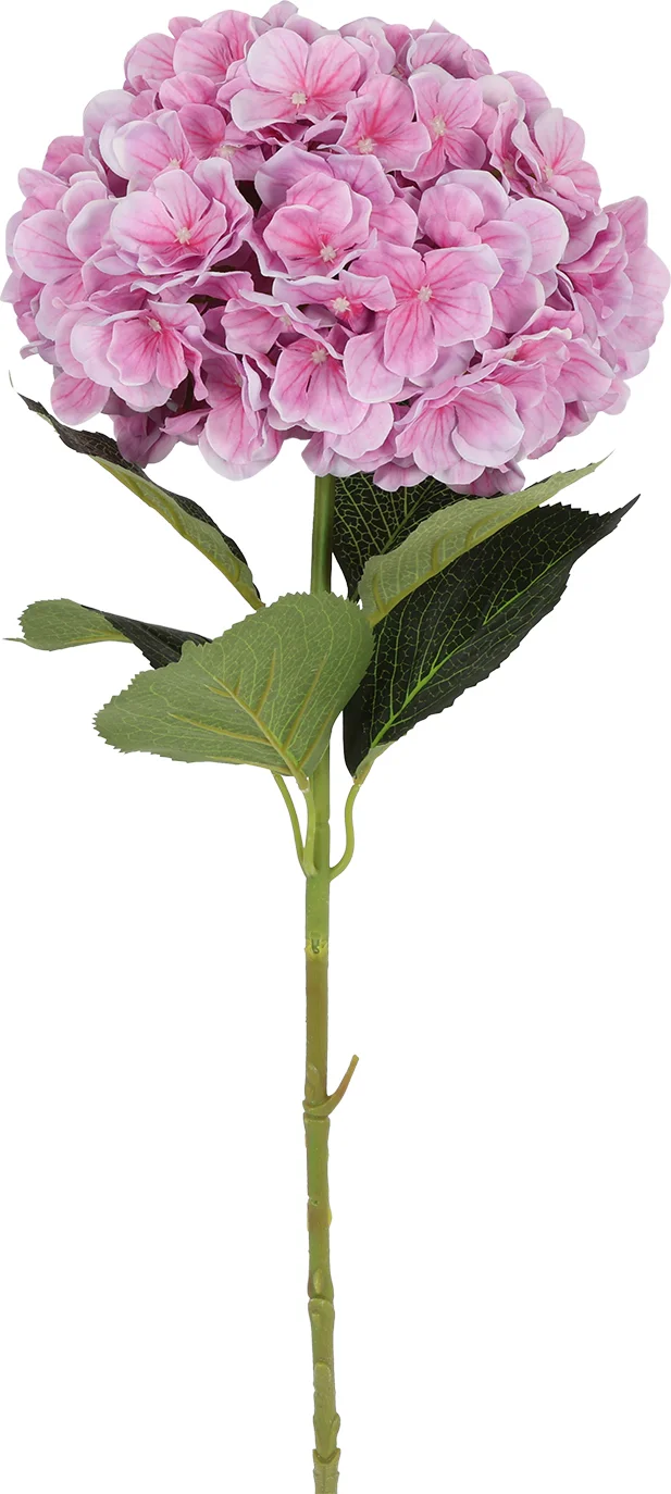 Countryfield kunstbloem Hortensia roze 95 cm