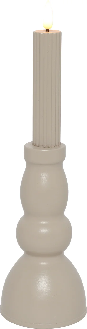 Countryfield LED kaars Tabe crème D 8 H 25,5 cm