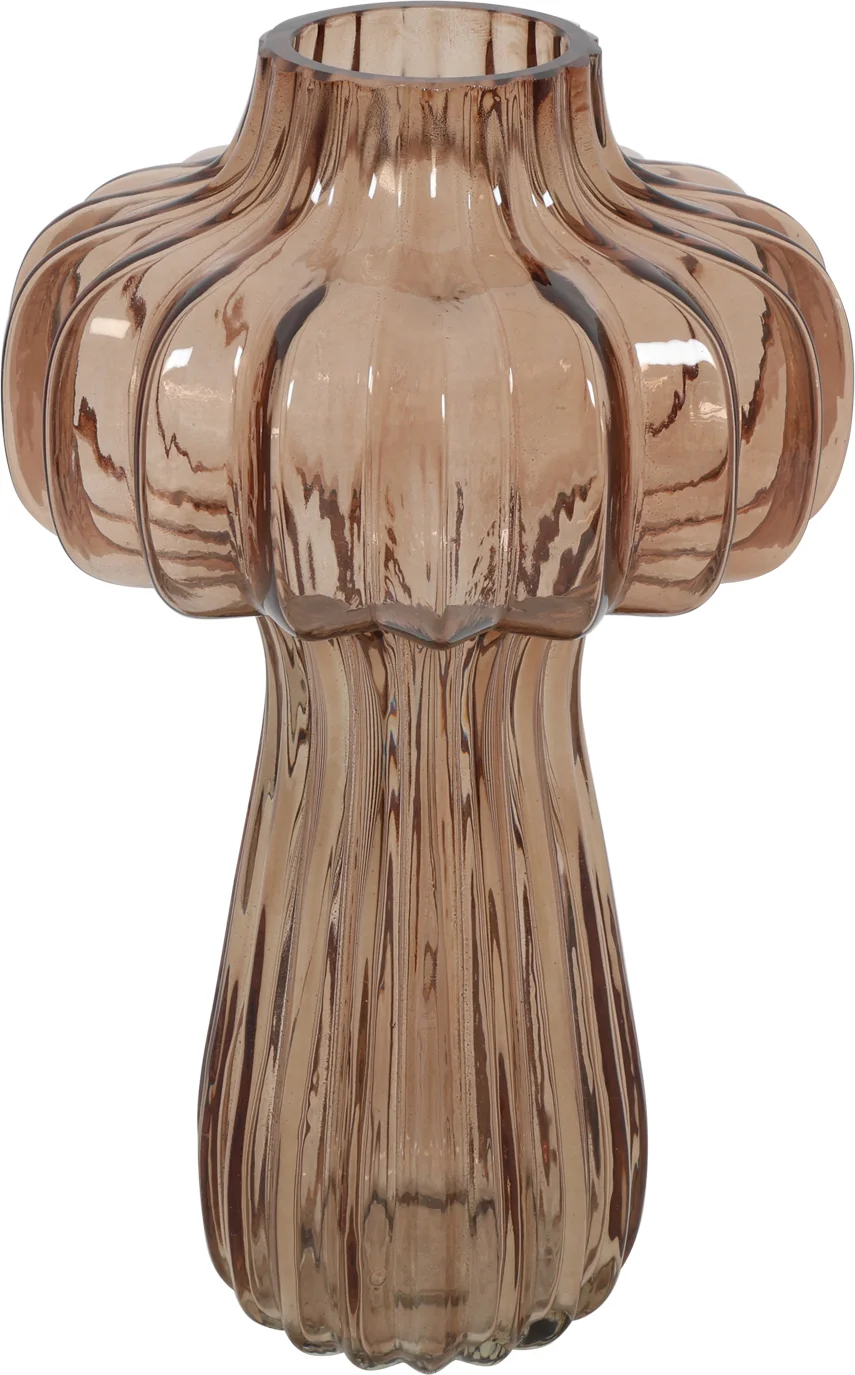 Countryfield vaas Lenore Marley bruin D 17 H 21 cm