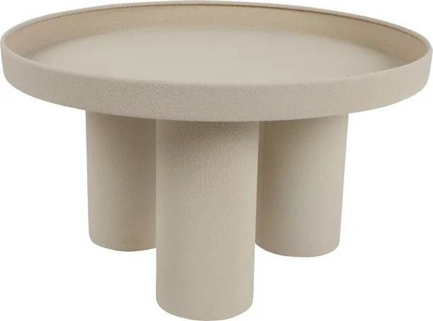 Countryfield decoratiebord op voet Cullen crème D 40 H 23 cm