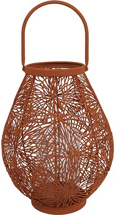 Countryfield lantaarn Janine terracotta D 21 H 27 cm