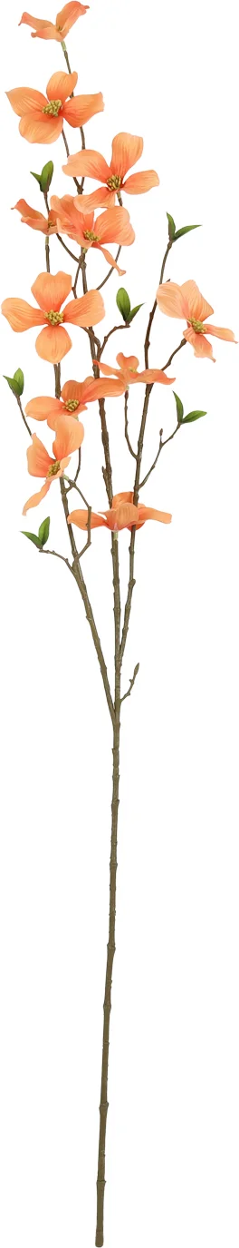 Countryfield kunstbloem Japanse kornoelje oranje 102 cm