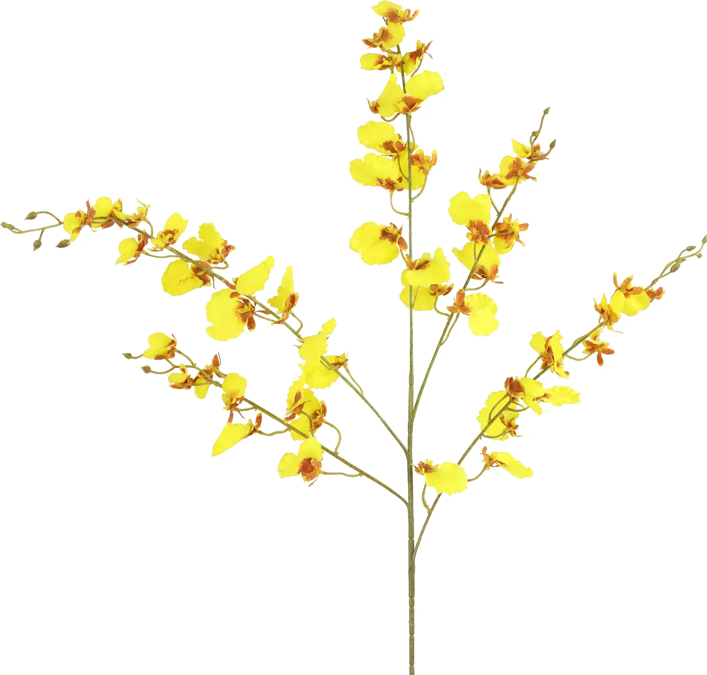 Countryfield kunstbloem Dendrobium geel H 92,71 cm