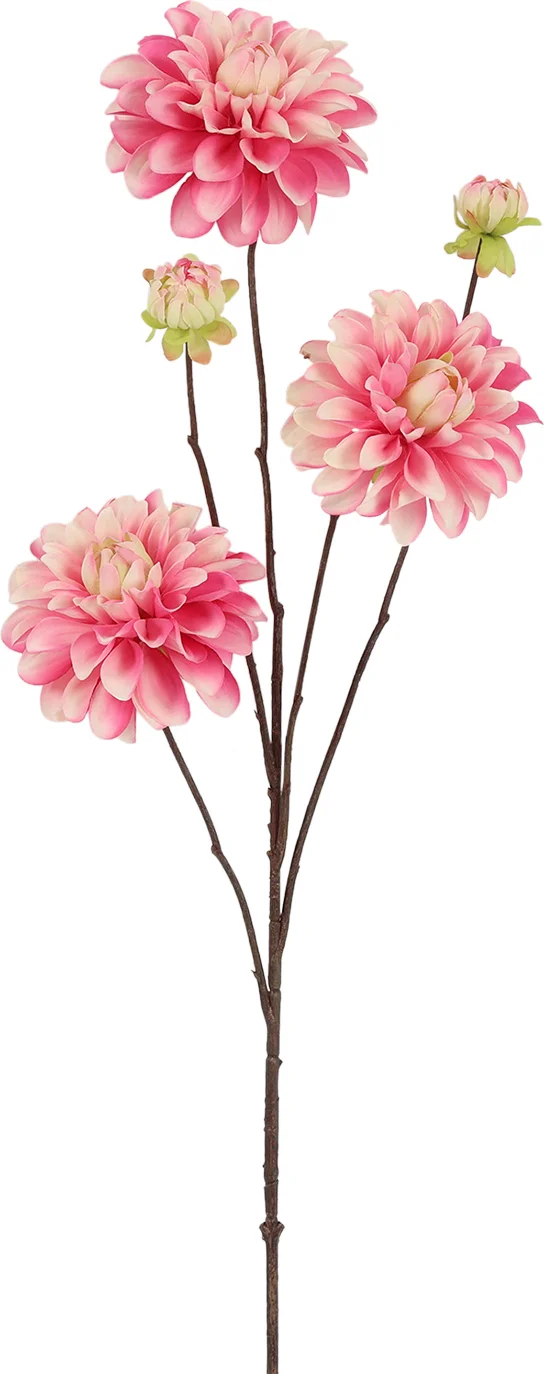 Countryfield kunstbloem Dahlia roze 89 cm