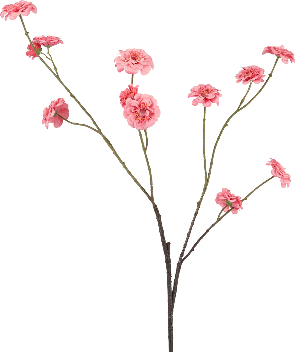 Countryfield kunstbloem Zinnia roze 112 cm