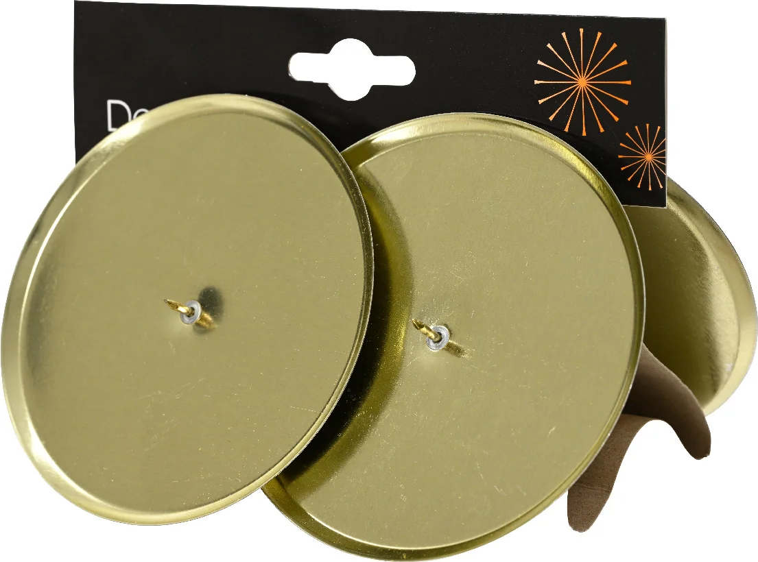 Decoris kandelaar goud D 8 H 4,5 cm