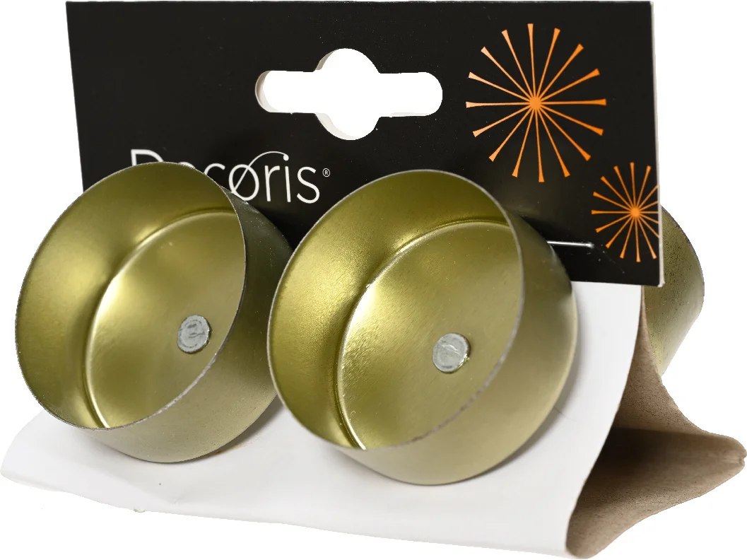 Decoris waxinelichthouder goud D 4,2 H 7 cm