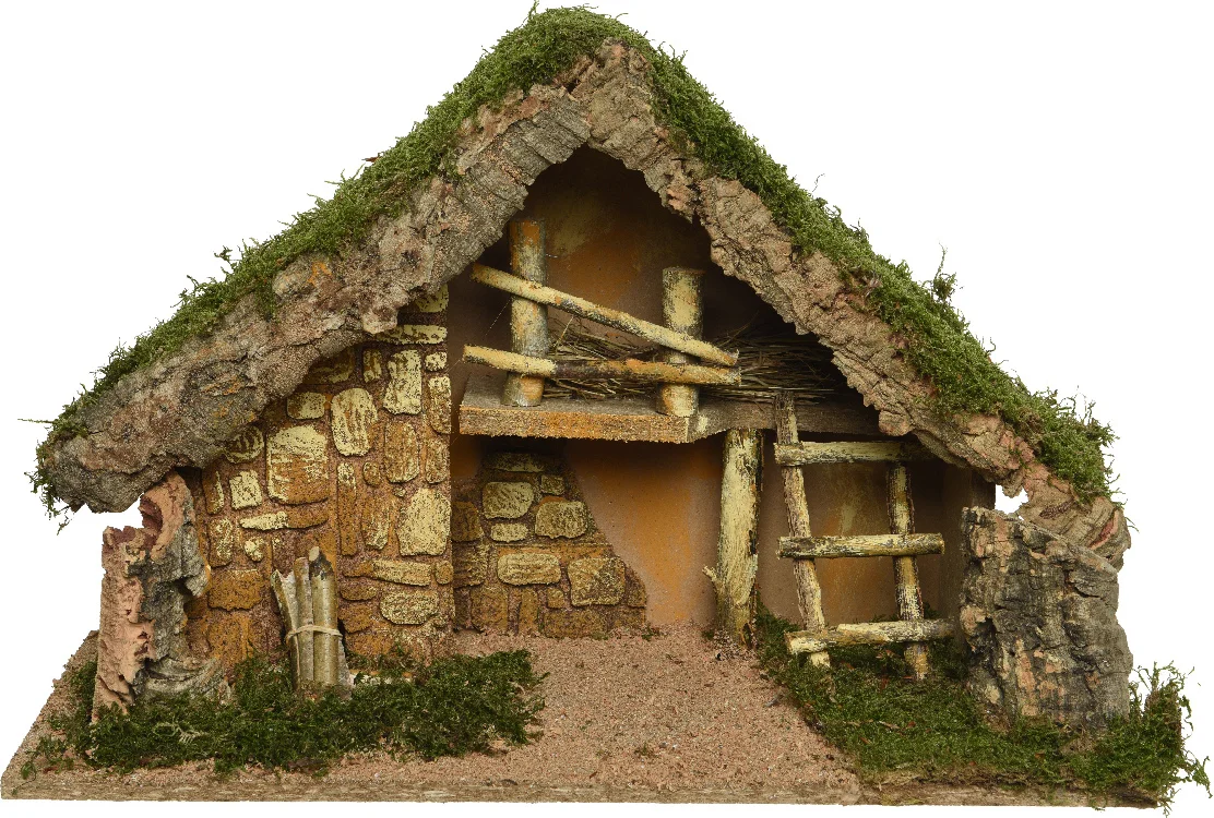 Decoris kerststal 50 x 22 x 31 cm