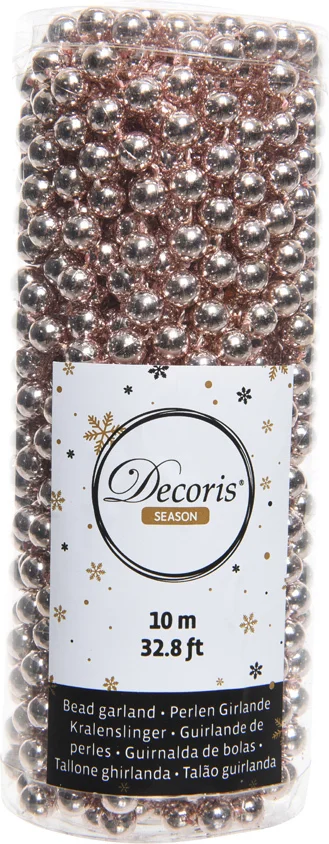 Decoris kralenketting Marilene roze 10 m