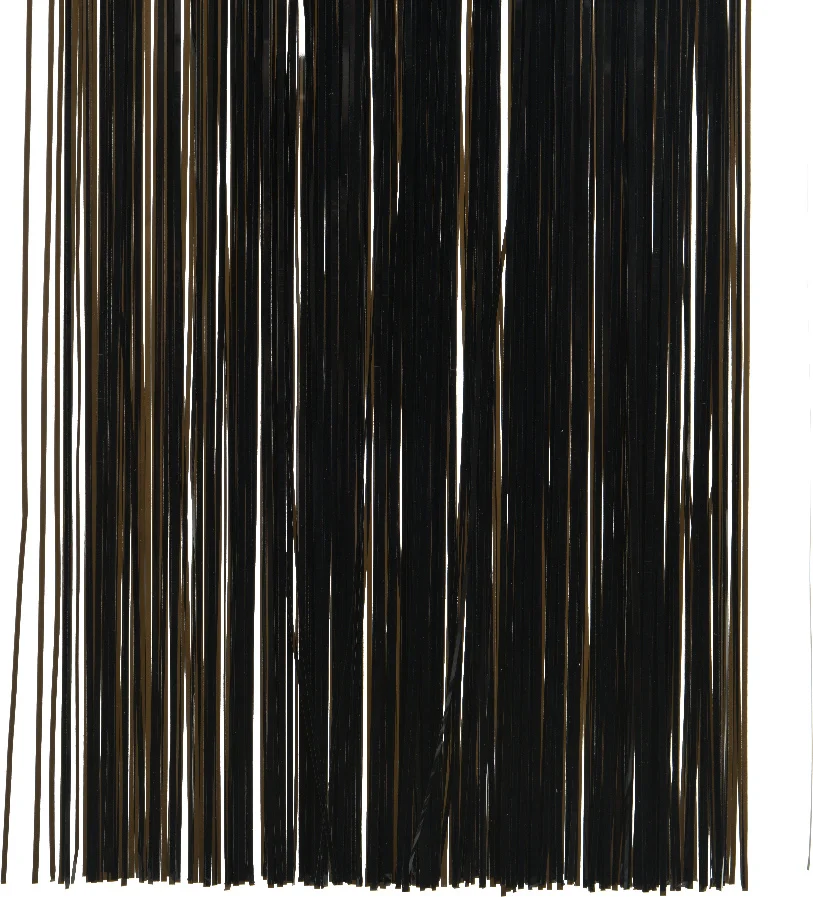 Decoris lametta glans 50 x 40 cm zwart