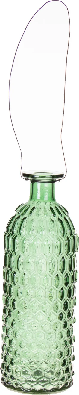 Duif hangvaas Louvre groen D 8,5 H 24,5 cm