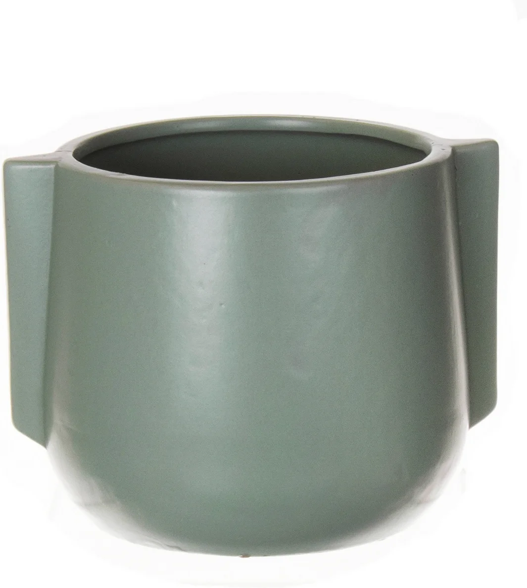 Bloempot Modern groen D 10,5 H 13 cm