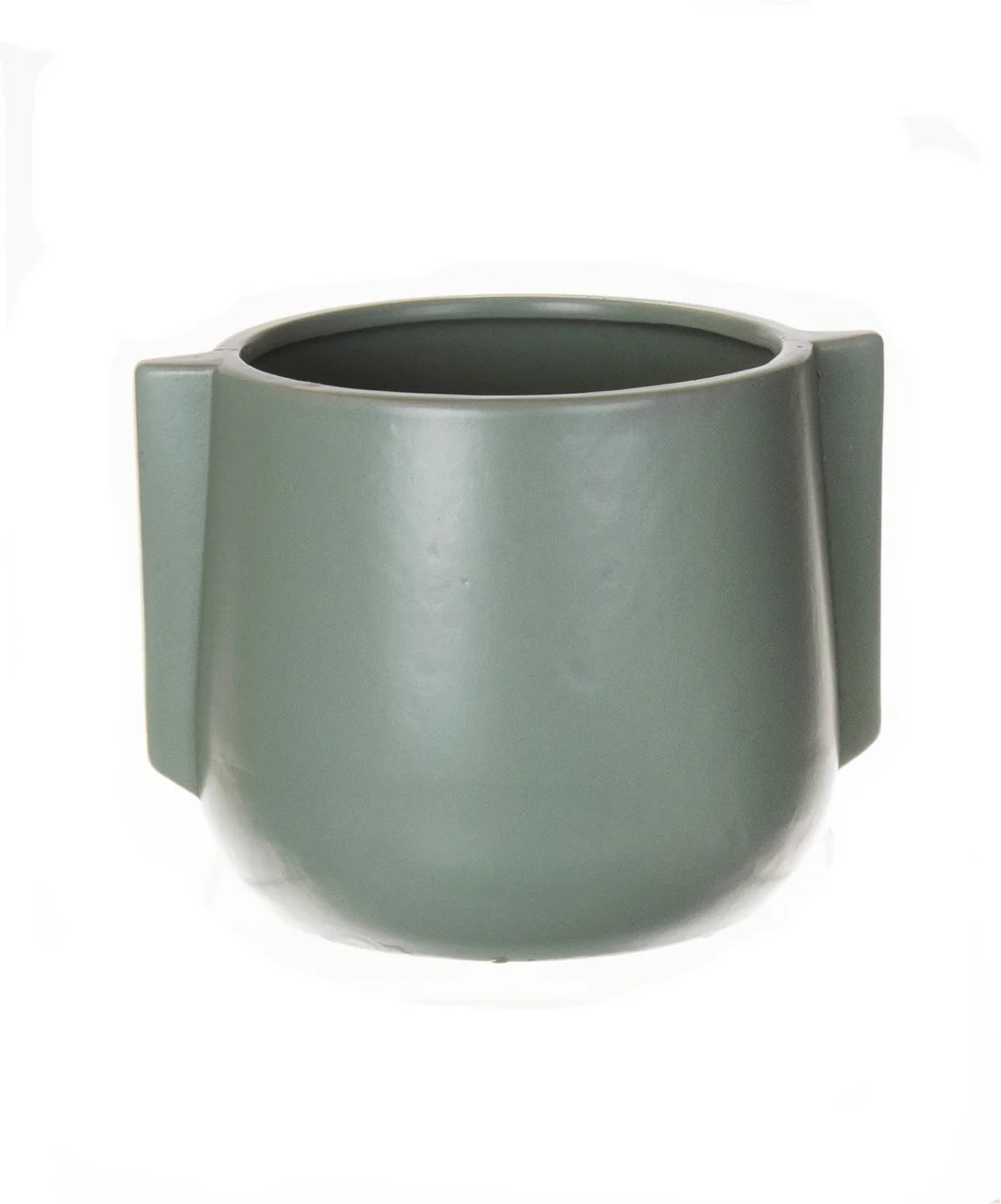 Bloempot Modern groen D 10,5 H 9 cm