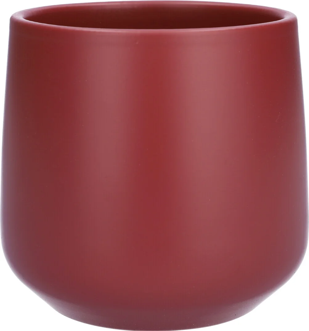 Bloempot Puglia rood D 7,4 H 7,5 cm
