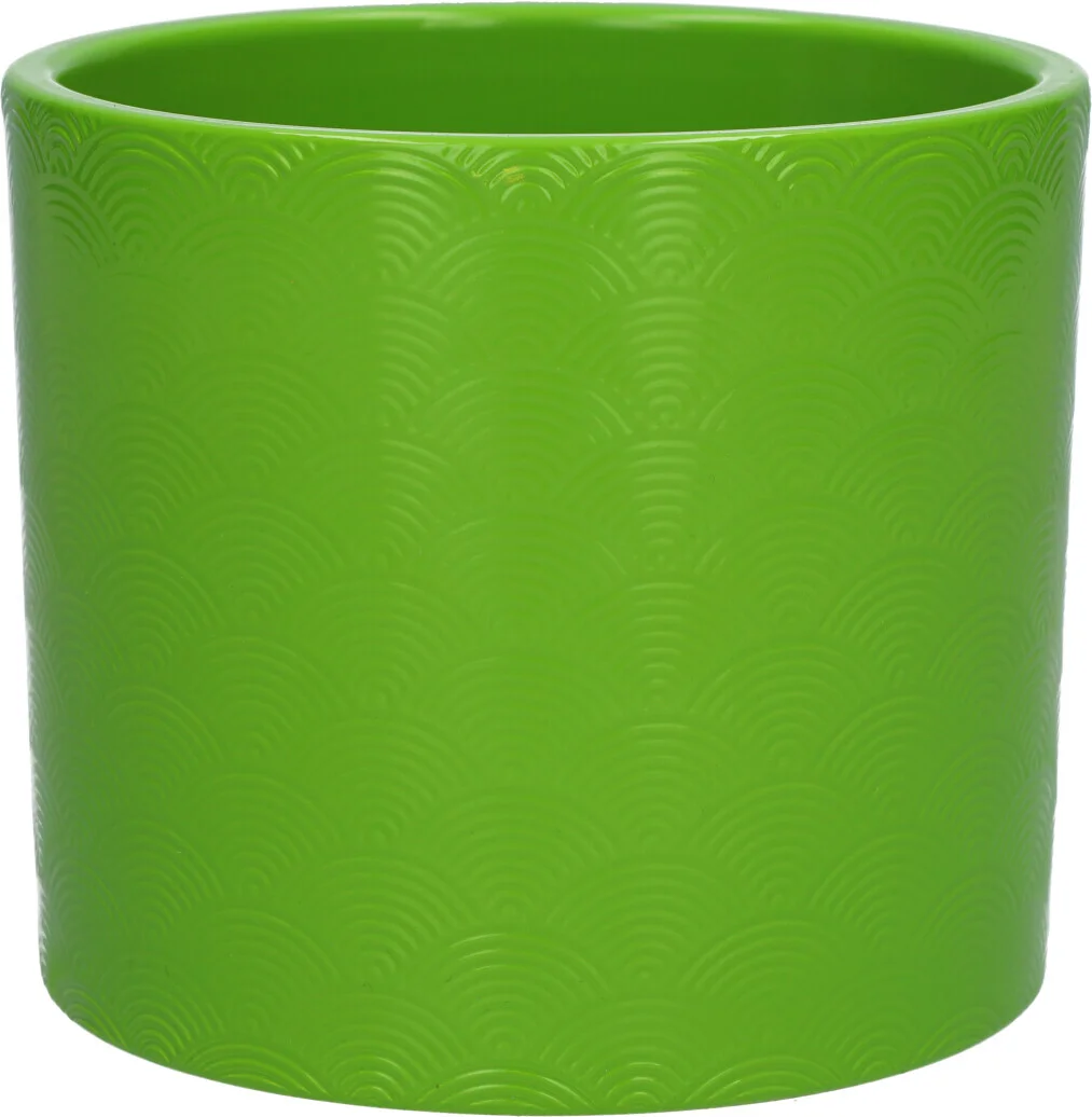 Bloempot Napoli groen D 14 H 12,5 cm
