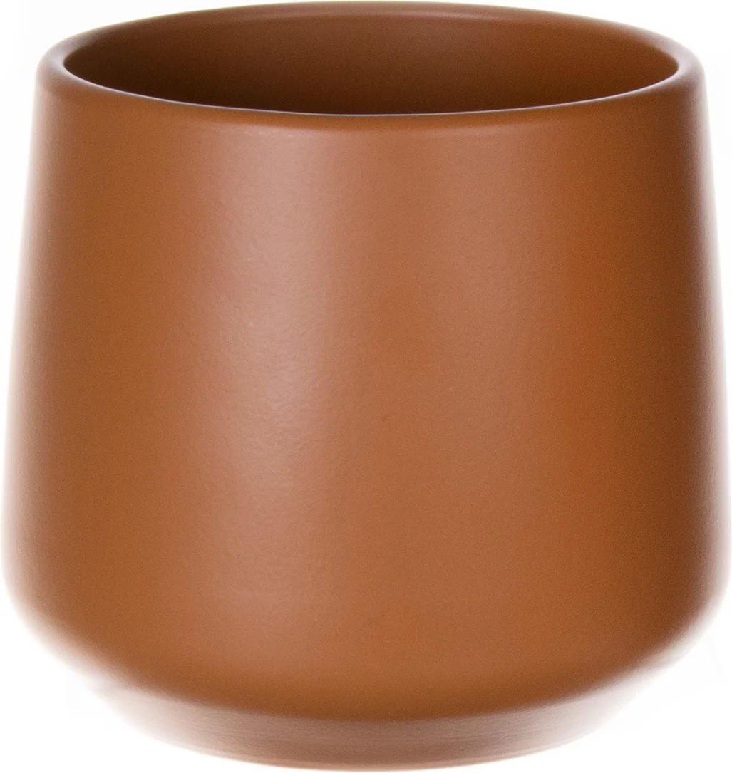 Bloempot Puglia bruin D 14,5 H 13,5 cm