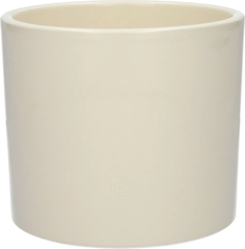 Bloempot Maceo crème D 13,5 H 12,3 cm