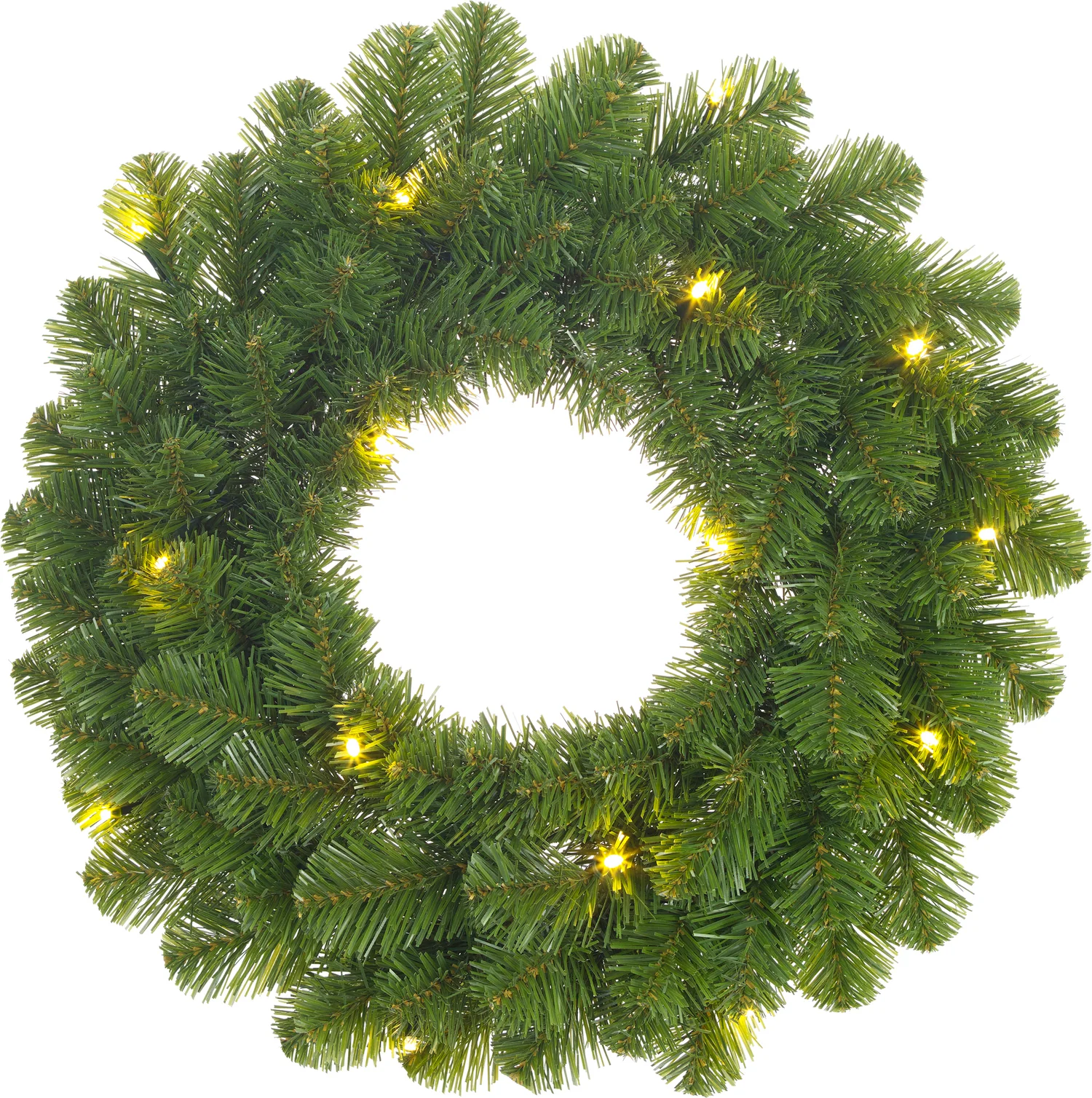 Black Box kerstkrans Norton met LED verlichting D 45 cm