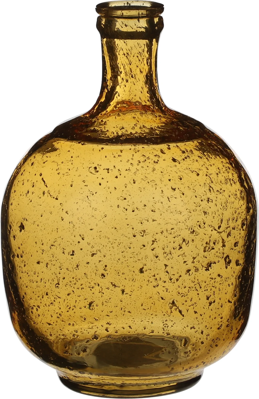 Casa Vivante fles Modena geel D 16 H 24 cm