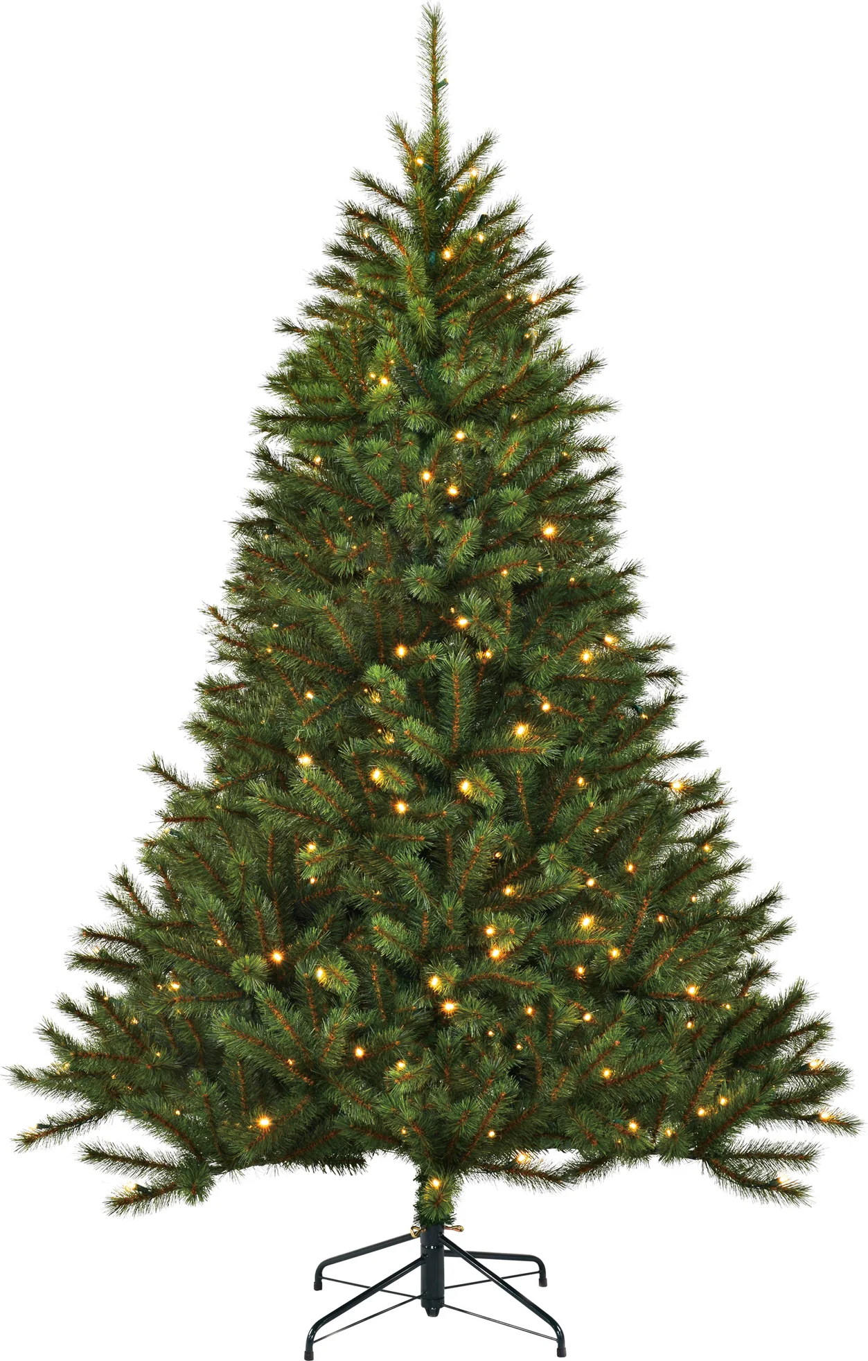 Black Box kunstkerstboom Jade slim met 80 lampjes warm wit D 76 H 120 cm
