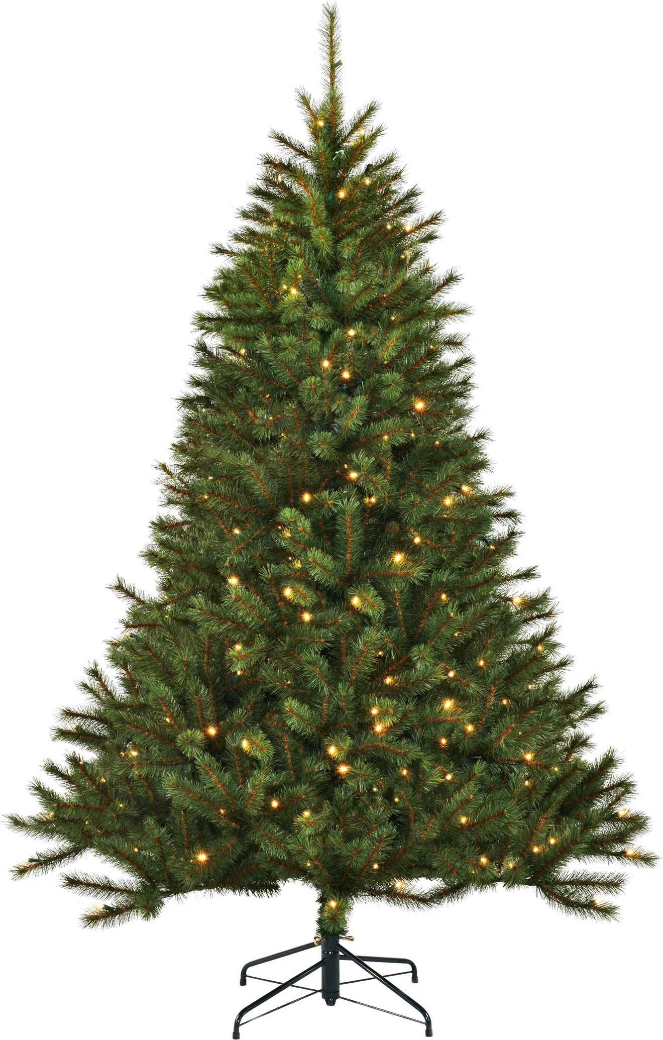 Black Box kunstkerstboom Jade slim met 120 lampjes warm wit D 91 H 155 cm