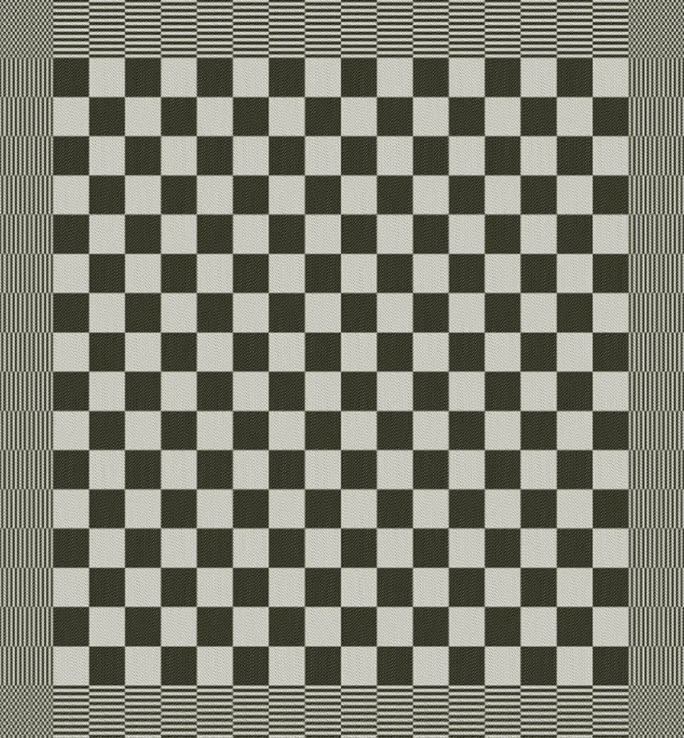 DDDDD theedoek barbeque zwart 65 x 65 cm