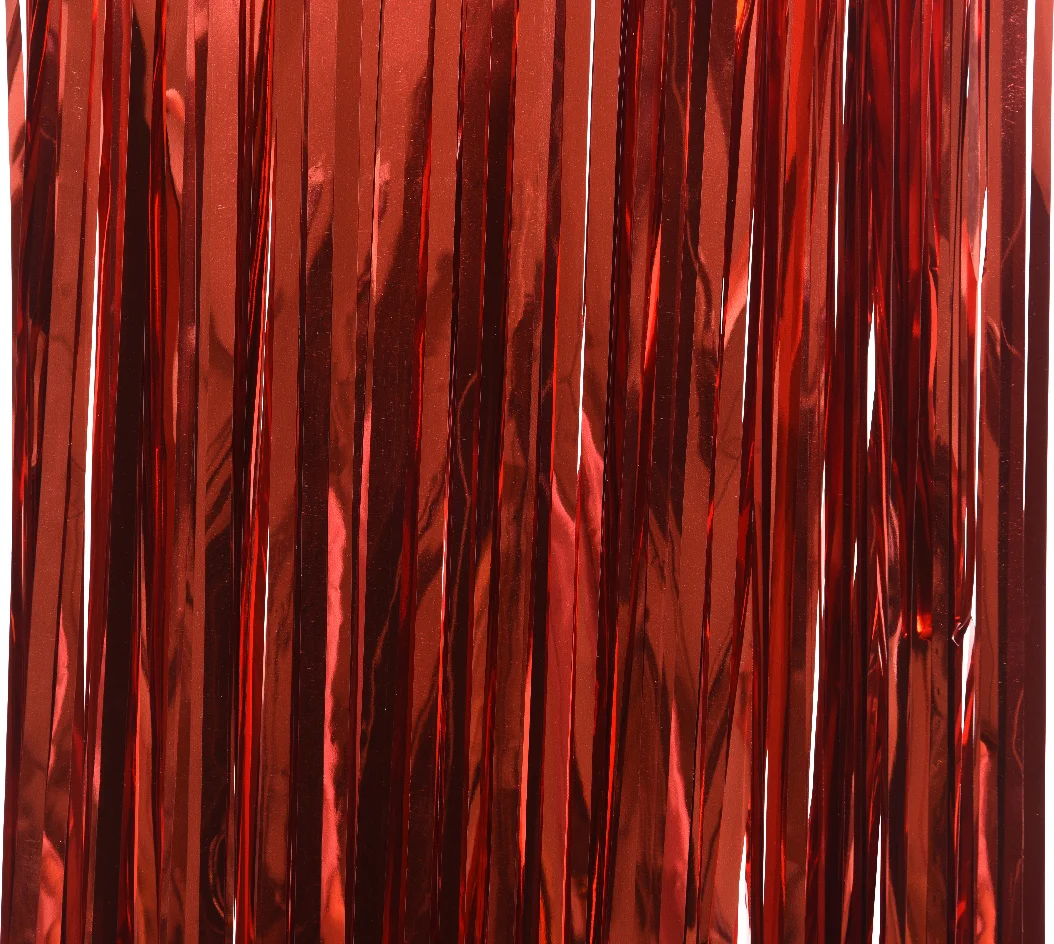 Decoris kerstslinger strip rood 200 x 90 cm