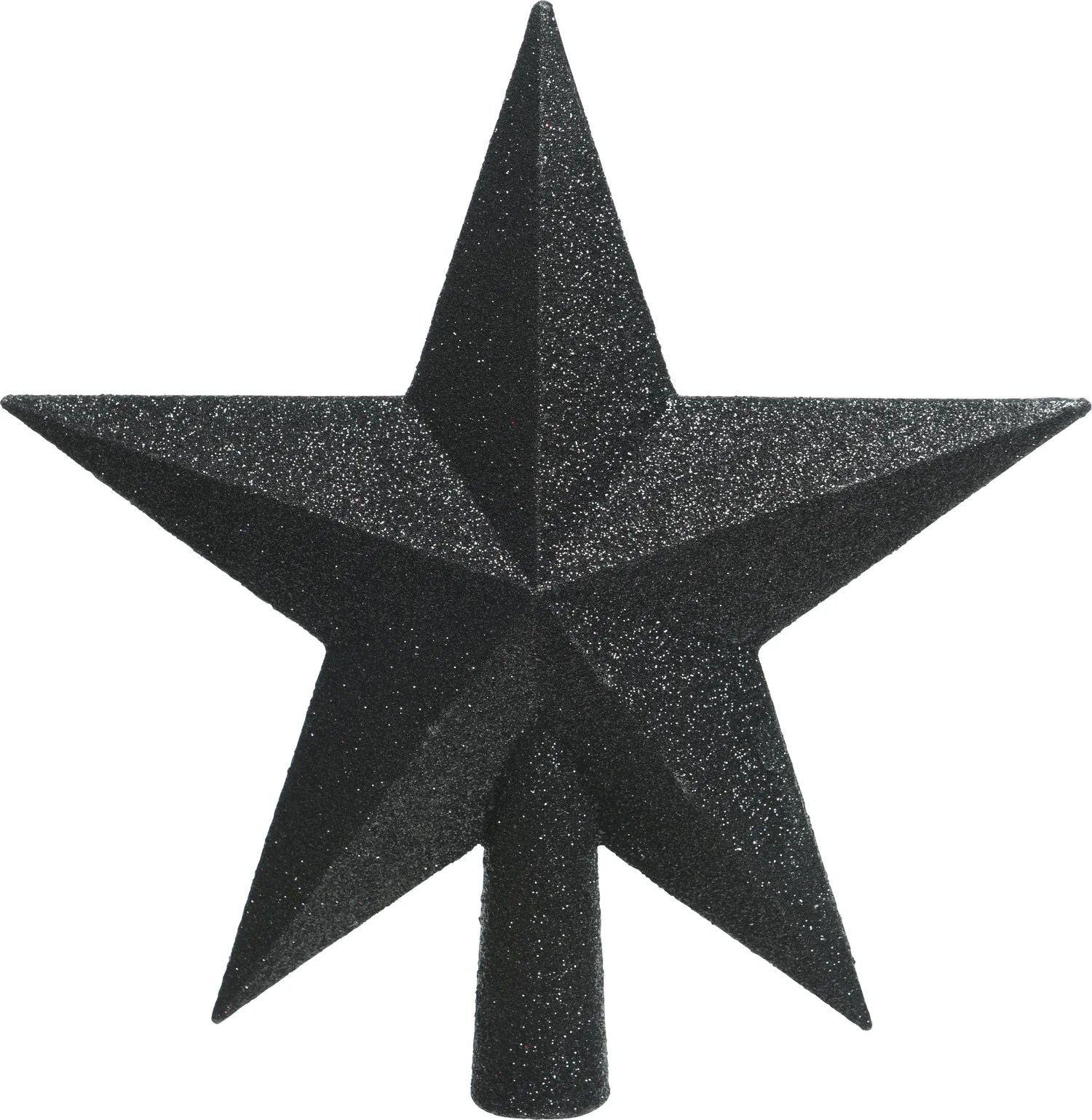 Decoris piek ster Tjardo zwart 19 x 4,2 x 19 cm