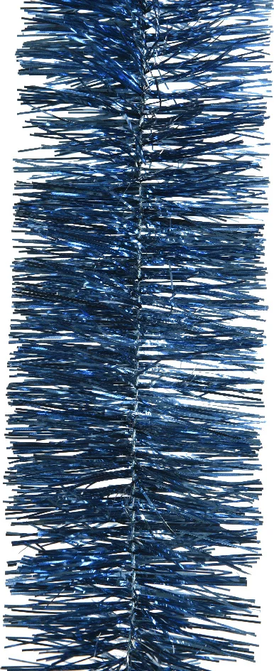 Decoris kerstslinger donkerblauw 270 cm