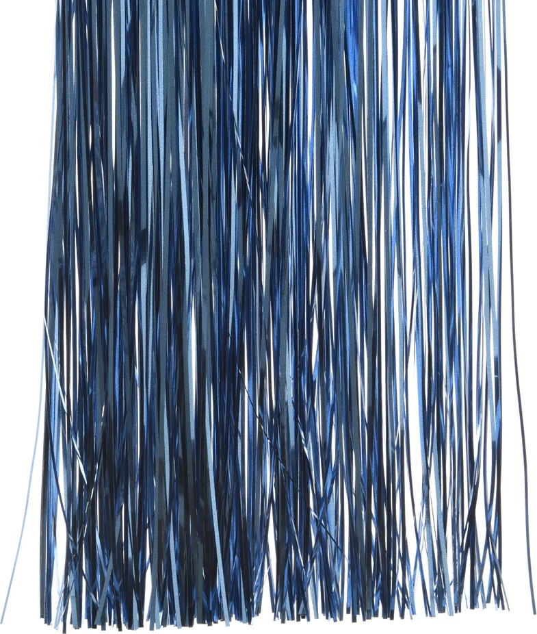 Decoris lametta glans 50 x 40 cm blauw