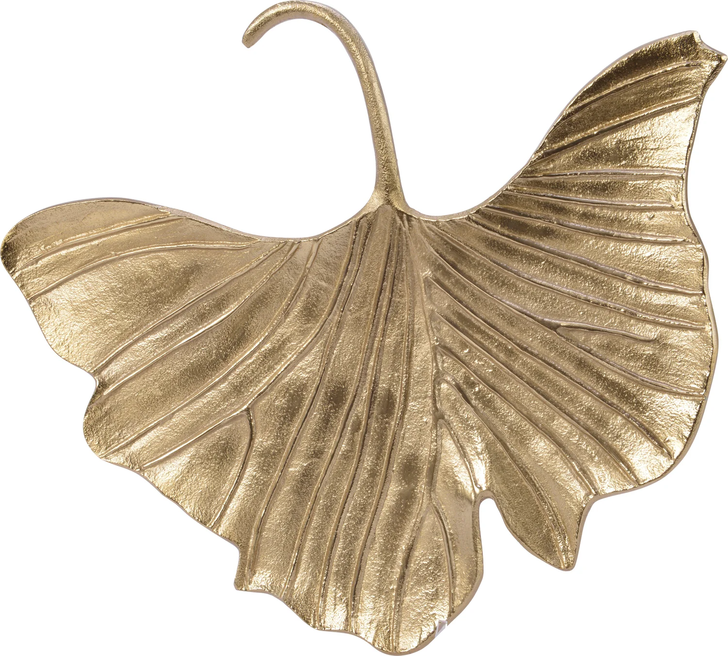 Decoris schaal ginkoblad goud 25 x 22 x 2 cm