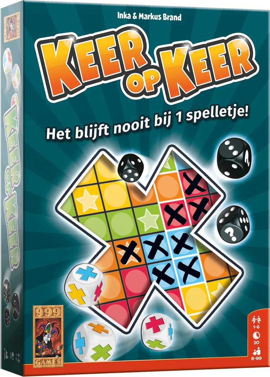 999 Games dobbelspel Keer op Keer 8+ jr