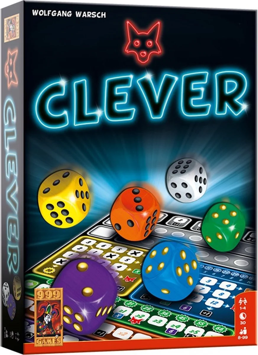 999 Games dobbelspel Clever 8+ jr