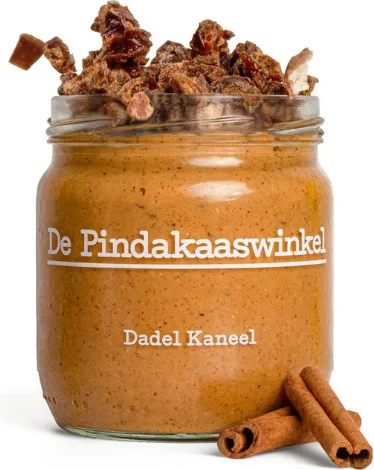 De Pindakaaswinkel pindakaas dadel kaneel 420 ml