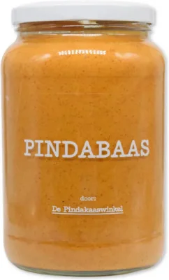 De Pindakaaswinkel pindakaas naturel XXL 1,7 L