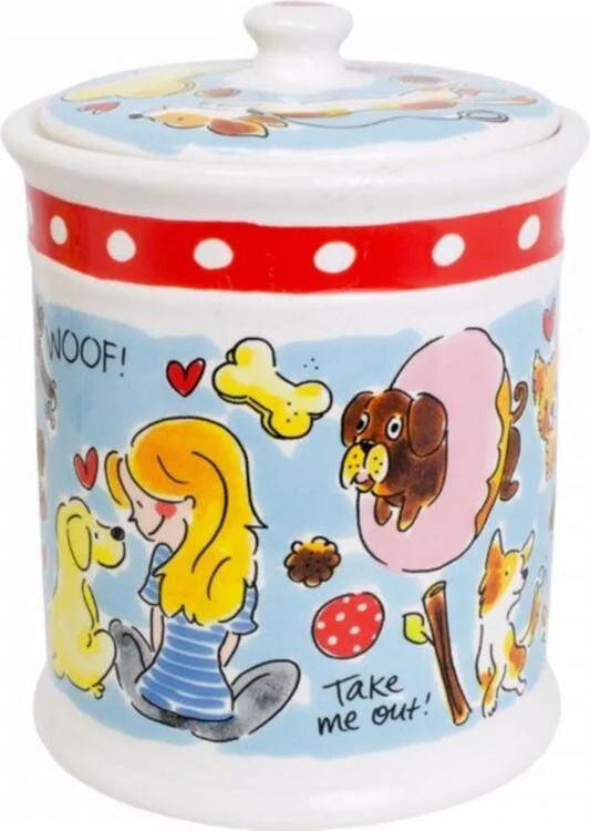 Blond Amsterdam voorraadpot Animals hond D 16 H 22,5 cm